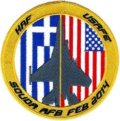 494th Expeditionary Fighter Squadron Souda Bay 2014
Greek made patch used by both units during exercise.
