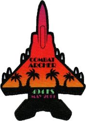 494th Fighter Squadron F-15E Exercise COMBAT ARCHER 2019
Silkscreened patch.
