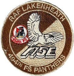 494th Fighter Squadron F-15E
UK made.
Keywords: Desert