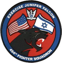 494th Fighter Squadron Exercise JUNIPER FALCON 2017
Held at Uvda AFB, Israel.
Keywords: PVC