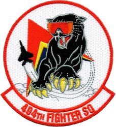 494th Fighter Squadron Morale
Worn together with the wing patch showing the panther in the same type of sunglasses.
