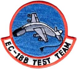 4950th Test Wing EC-18B Test Team
Four C-18As modified alongside examples of the C-135 for Advanced Range Instrumentation Aircraft (ARIA) missions in support of the Apollo space program. The designation E-7 was originally applied to modified Boeing 707s before being replaced by the EC-18B designation. Taiwan made.
