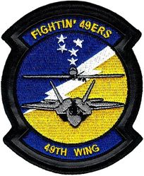 49th Wing F-22 and MQ-9
Sewn into leather.
