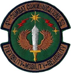 4th Combat Communications Squadron
Korean made.
Keywords: subdued