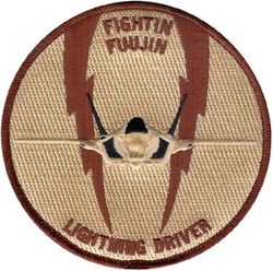 4th Fighter Squadron F-35 Pilot
Keywords: desert