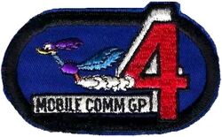 4th Mobile Communications Group Morale
Probably a hat patch.
Keywords: Roadrunner