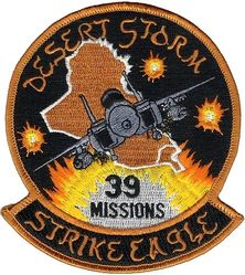 4th Tactical Fighter Wing F-15E 39 Missions Operation DESERT STORM 1991
