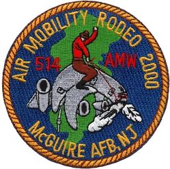 514th Air Mobility Wing Air Mobility Rodeo Competition 2000 
Competition held 6-13 May 2000 at Pope AFB, NC.
