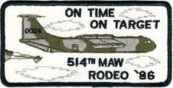 514th Military Airlift Wing (Associate) Volant Rodeo Competition 1986
