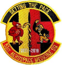 51st Aerospace Medicine Squadron 2017-2018
Korean made.
