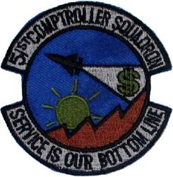 51st Comptroller Squadron
Korean made.
Keywords: subdued