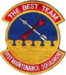 51st Maintenance Squadron
Korean made.
