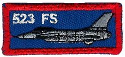 523d Fighter Squadron F-16 Pencil Pocket Tab 
