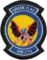 549th Combat Training Squadron Exercise GREEN FLAG
Sewn into leather.

