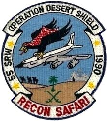 55th Strategic Reconnaissance Wing Operation DESERT SHIELD 1990 
