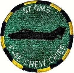 57th Organizational Maintenance Squadron F-4E Crew Chief
