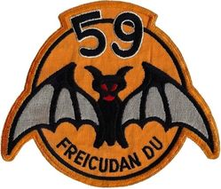 59th Fighter-Interceptor Squadron
Freicudan Du is gaelic for the Black Watch/Black Guard.
Darker, on twill, very large.
