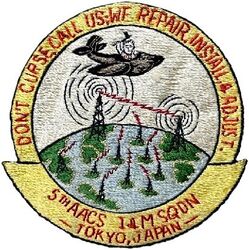 5th Airways and Air Communications Service Installation and Maintenance Squadron
Japan made.
