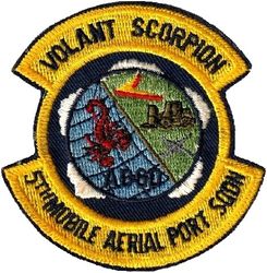 5th Mobile Aerial Port Squadron Exercise VOLANT SCORPION
APS units practiced simulated combat conditions to learn ground defense techniques during exercise Volant Scorpion. The APS personnel prepare for situations during which their squadron will have to set up airport facilities for Air Force air wings while under enemy attack.
