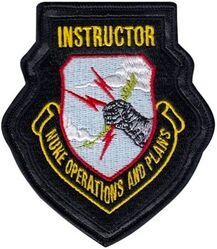 5th Operations Support Squadron Nuclear Operations and Plans Instructor
Sewn into leather.
