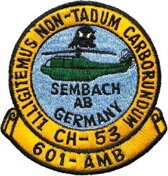 601st Aircraft Maintenance Branch CH-53
Taiwan made.
