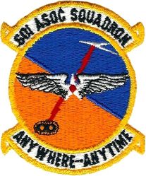 601st Air Support Operations Center Squadron
601st Air Support Operations Center Sq. was  formerly designated as the  601st Direct Air Support Center (DASC). It was an Air Force Mobile Communications Squadron tasked with jointly prioritizing (with the Army) and  coordinating air support requests and directing air support until visable by a FAC. 

