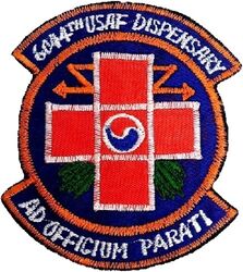 6044th USAF Dispensary
Korean made.
