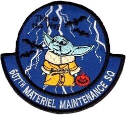 607th Materiel Maintenance Squadron Morale
Korean made.
