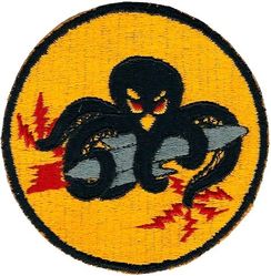 613th Tactical Fighter Squadron 
Darker yellow, circa 1960.
