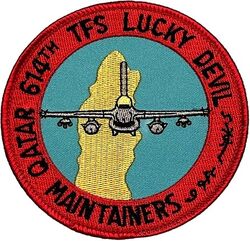 614th Tactical Fighter Squadron Maintenance Operation DESERT STORM 1991
Based at Doha, Qatar.

