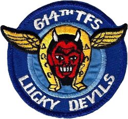 614th Tactical Fighter Squadron
Circa 1970s Korean made.
