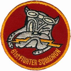 61st Fighter-Interceptor Squadron
Small hat patch size.
