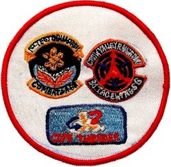 6200th Tactical Fighter Training Group Gaggle
Gaggle: 1st Test Squadron, 3d Tactical Electronic Warfare Training Squadron, & 6200th Tactical Fighter Training Squadron. Philippine made.
