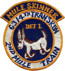 6314th Transportation Squadron Detachment 1
Korean made.
