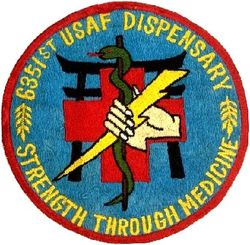 6351st USAF Dispensary
Japan made.
