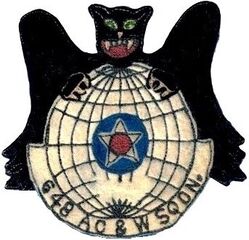 648th Aircraft Control and Warning Squadron
On felt.
