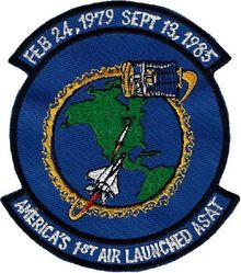 6512th Test Squadron F-15 Anti Satellite Missile Combined Test Force Morale
Dates are the ASAT program's duration. Korean made.
