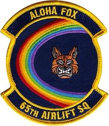 65th Airlift Squadron Aloha Fox
The squadron's mission is to provide global airlift to Commander, US Pacific Command and Commander, Pacific Air Forces, as well as distinguished visitor missions.
