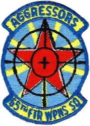 65th Fighter Weapons Squadron
Fully embroidered 1970s era.
