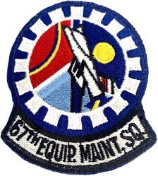 67th Equipment Maintenance Squadron
Smaller, computer made late 80s.
