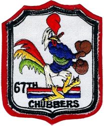 67th Tactical Fighter Squadron C Flight
Korean made on leather.
