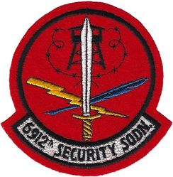 6912th Security Squadron 
German made on felt.
