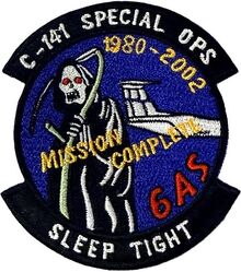 6th Airlift Squadron C-141 Special Operations Morale
Philippine made.
