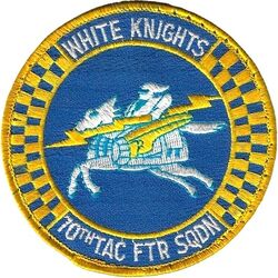 70th Tactical Fighter Squadron
Fully embroidered.
