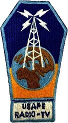 7122d Support Squadron
The Air Force organized the first Radio and Television squadron in the Armed Forces at HQ USAFE, Wiesbaden, Germany. The 7122nd Support Squadron (AFRS-TV) initially supervised five radio
stations and the TV stations at Wheelus Field and Dhahran. Japan made.
