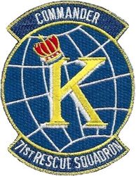 71st Rescue Squadron Commander
