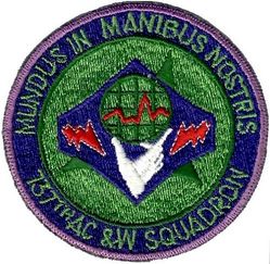 737th Aircraft Control and Warning Squadron
German made.
