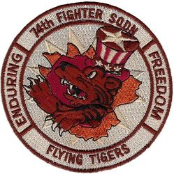 74th Fighter Squadron Operation ENDURING FREEDOM 
Keywords: desert