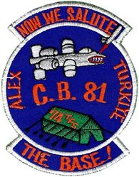 74th Tactical Fighter Squadron Exercise CORONET BOOM 1981
A-10s deployed to Bandirma AB, Turkey Sep-Oct 81. Korean made.
