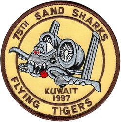 75th Fighter Squadron Operation SOUTHERN WATCH 1997
Keywords: desert